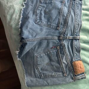 Levi's Blue Jean Shorts